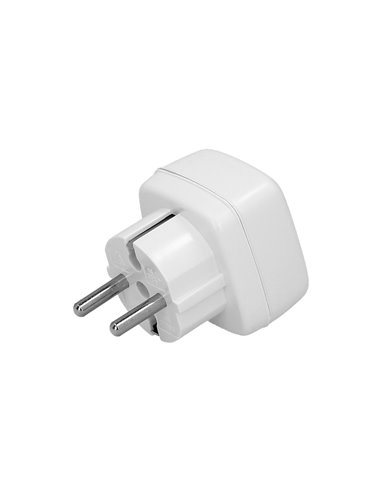 Adaptador Viaje Toma Inglesa A Schuko