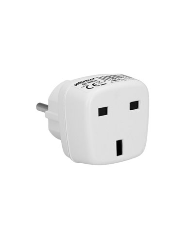 Adaptador Viaje Toma Inglesa A Schuko