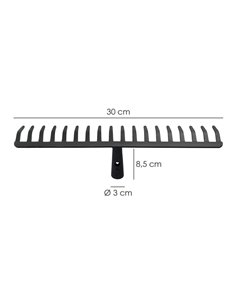 Rastrillo Sin Mango 5 mm. 12 Puas Agrícola 2