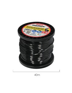Hilo Nylon/alum.Cuadrad.Prof.3,5mm (40m) 2