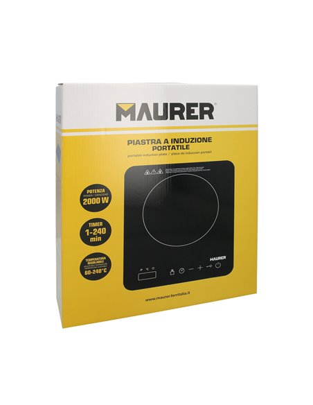 Placa Induccion Portatil 2000 Watt.