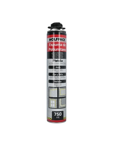 Espuma Poliuretano 750 Ml. Para Pistola Entry