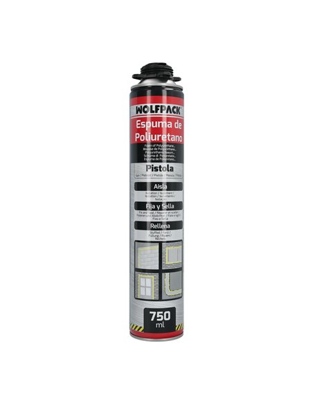 Espuma Poliuretano 750 Ml. Para Pistola Entry
