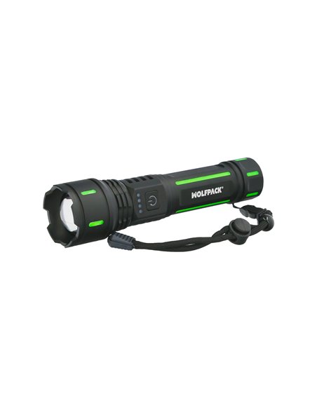Linterna Led Aluminio Portatil Recargable 800 Lumenes