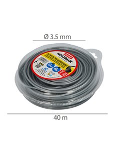 Hilo Nylon/alum.Redondo Prof 3,5mm (40m) 2