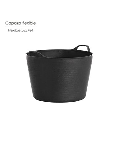 Capazo Plastico Negro Numero 42