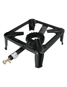 Hornillo Gas 4 Pies 40x40 cm. Potencia 7.000 Watts.