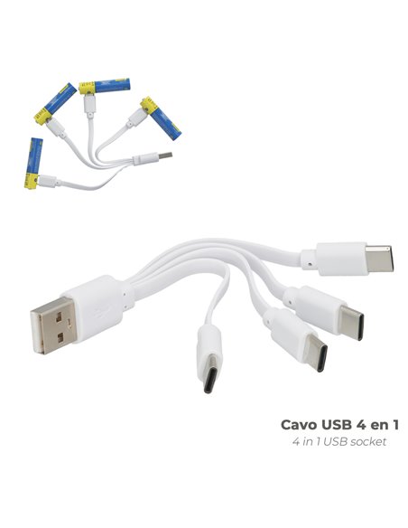 Pila Litio Recargable "AAA" 1,5V USB-C (4 Unidades)