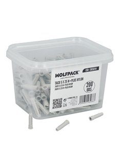 Taco 5 x 25 N+plus Nylon Caja 200 Uds.
