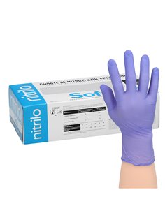 Guante Desechable Nitrilo Azul XL 3,5 gms.