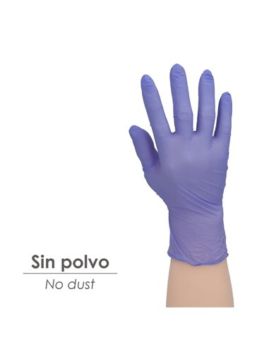 Guante Desechable Nitrilo Azul XL 3,5 gms.