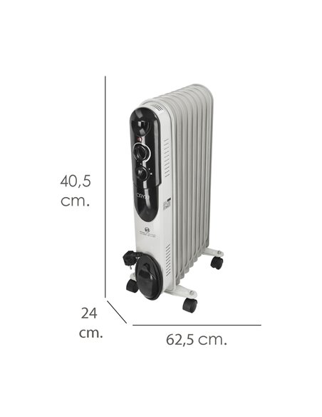 Radiador Aceite 2000w 9 Elementos