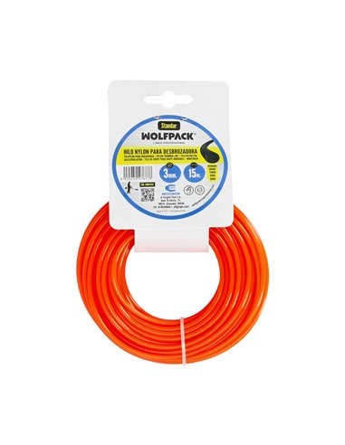 Hilo Nylon Redondo 3,0mm (Rollo 15mt.)
