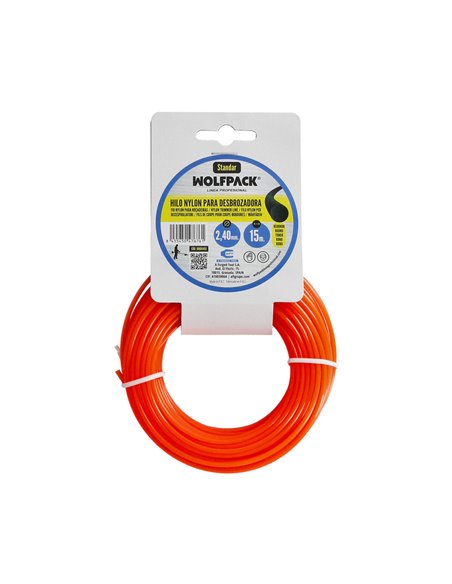 Hilo Nylon Redondo 2,4mm (Rollo 15mt.)
