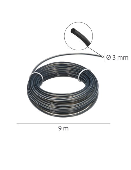Hilo Nylon Redondo Profesional 3,0mm (Rollo 9mt.)