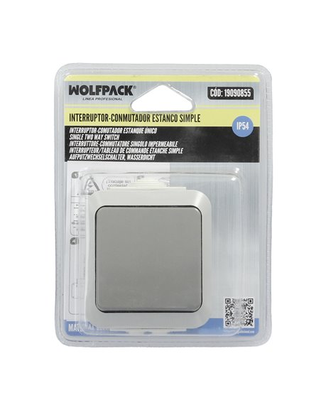Interruptor Conmutador Con Tapa Simple