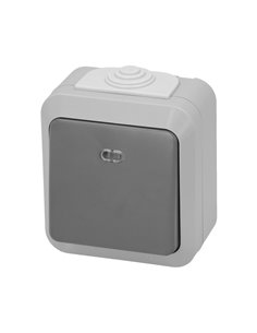 Pulsador Con Tapa y Con Luz