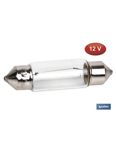 LÁMPARA PLAFONIER C10W (11X38mm) 12V venta unitaria