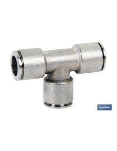 EMPALME RAPIDO METALICO TE TUBO DE 12 Venta unitaria