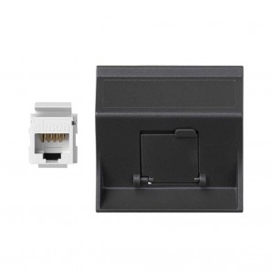 Placa vd inclinada cg con 1 cat 6u grafi SIMON 50002081-038