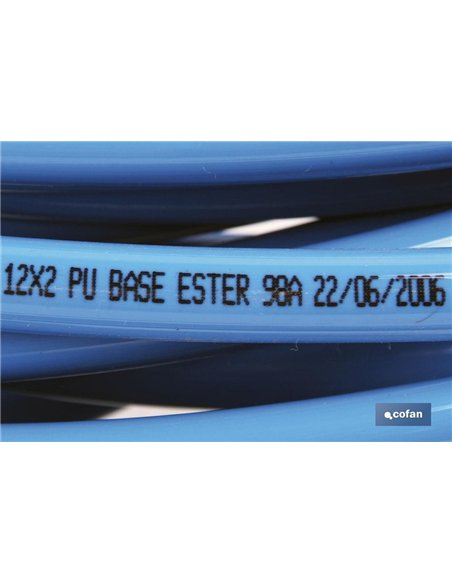CAJA 25MT TUBO POLIURETANO AZUL 3X5