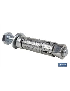 ANCLAJE ZAMAK HPM M-6x50 CON TORNILLO 8.8 Venta unitaria