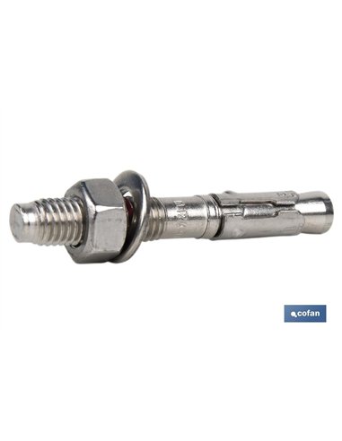 TACO ANCLAJE MTC  M 6x80  INOX Venta unitaria