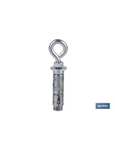 ANCLAJE ZAMAK HPM M6 X 45 CON ARGOLLA Venta unitaria 2