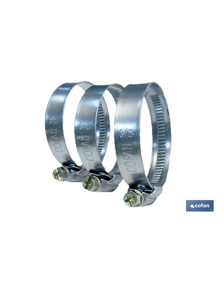 ABRAZADERA METÁLICA BANDA 12mm 80-100 Venta unitaria