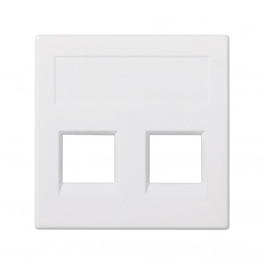 Placa vd plana sg nexans 2 mod blanco SIMON 50018189-030