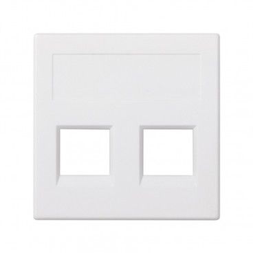 Placa vd plana sg panduit 2 mod blanco SIMON 50019189-030