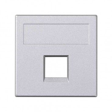Placa vd plana sg r&m 1 mod aluminio SIMON 50020185-033