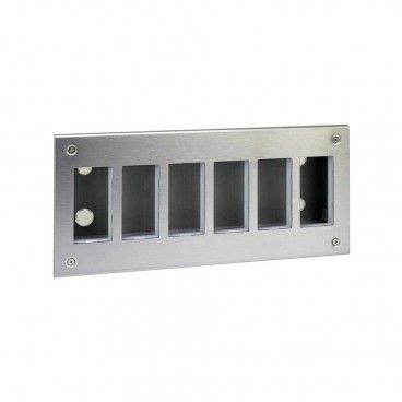 Caja metálica de empotrar 6 módulos SIMON 51000116-036