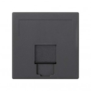 Placa vd plana cg panduit 1 mod grafito SIMON 50019085-038