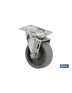 RUEDA POLIPROPILENO 25X15MM PLACA Venta unitaria