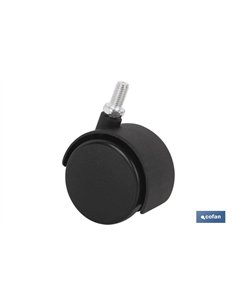 RUEDA PLASTIC Ø50MM TORNILLO 8X15 Venta unitaria