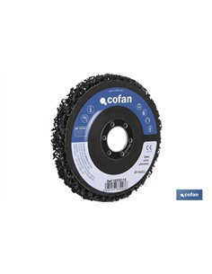 DISCO VELLON P/LIMPIEZA FIBRA-PLANO 115X22,2 Venta unitaria 2