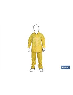TRAJE AGUA AMARILLO POLIESTER/PVC TALLA XXL