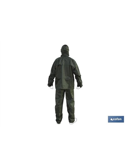 TRAJE AGUA VERDE POLIESTER/PVC TALLA L