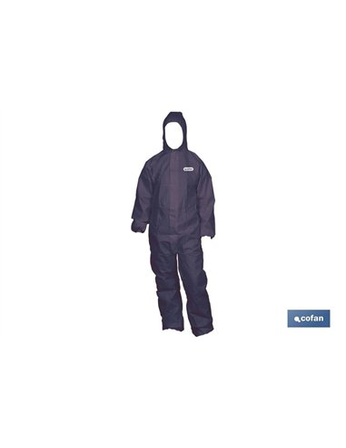 BUZO CON CAPUCHA TIPO 4, 5 Y 6 AZUL TALLA L