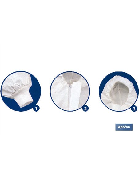 BUZO CON CAPUCHA TIPO 4, 5 Y 6 AZUL TALLA L
