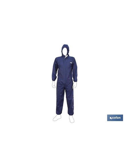 BUZO CON CAPUCHA TIPO 4, 5 Y 6 AZUL TALLA XXL