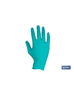 CAJA 100 UDS. GUANTES NITRILO VERDE COFAN PROTECCION FITOSANITARIOS T-L