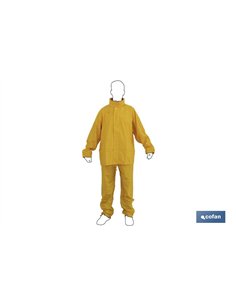 TRAJE DE AGUA PU/PVC AZUL TALLA XXL
