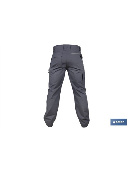 PANTALÓN DE TRABAJO LOKI ELASTANO 215 G/M2 GRIS ANTRACITA TALLA 58