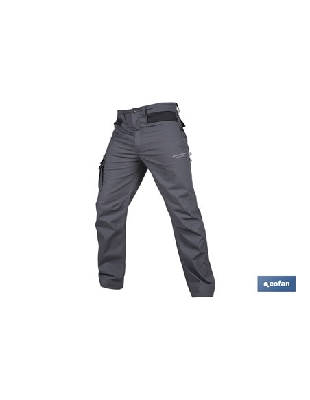 PANTALÓN DE TRABAJO LOKI ELASTANO 215 G/M2 GRIS ANTRACITA TALLA 60