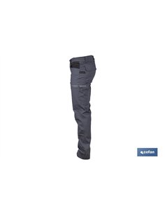PANTALÓN DE TRABAJO LOKI ELASTANO 215 G/M2 GRIS ANTRACITA TALLA 60 2