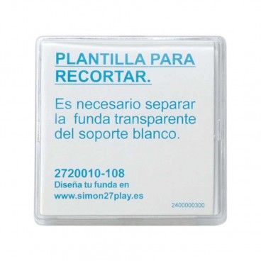Tecla ancha transparente SIMON 2720010-108