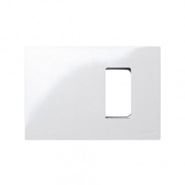 Platte amerik. rollen-taste. weiß 1 mod. sterne-SIMON 2700611-030