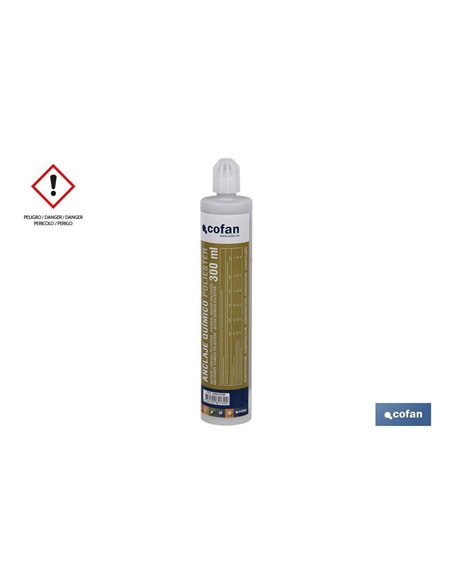 ANCLAJE QUIMICO POLIESTER S/ESTIRENO 300ML